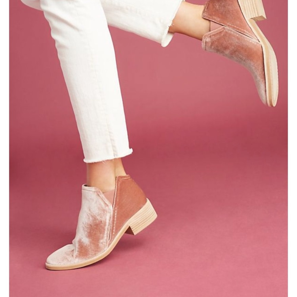 Dolce Vita Rose Velvet Bootie sz 9